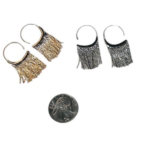 New 🎁 Sterling Silver Fringe Earrings - Picture 10 of 11